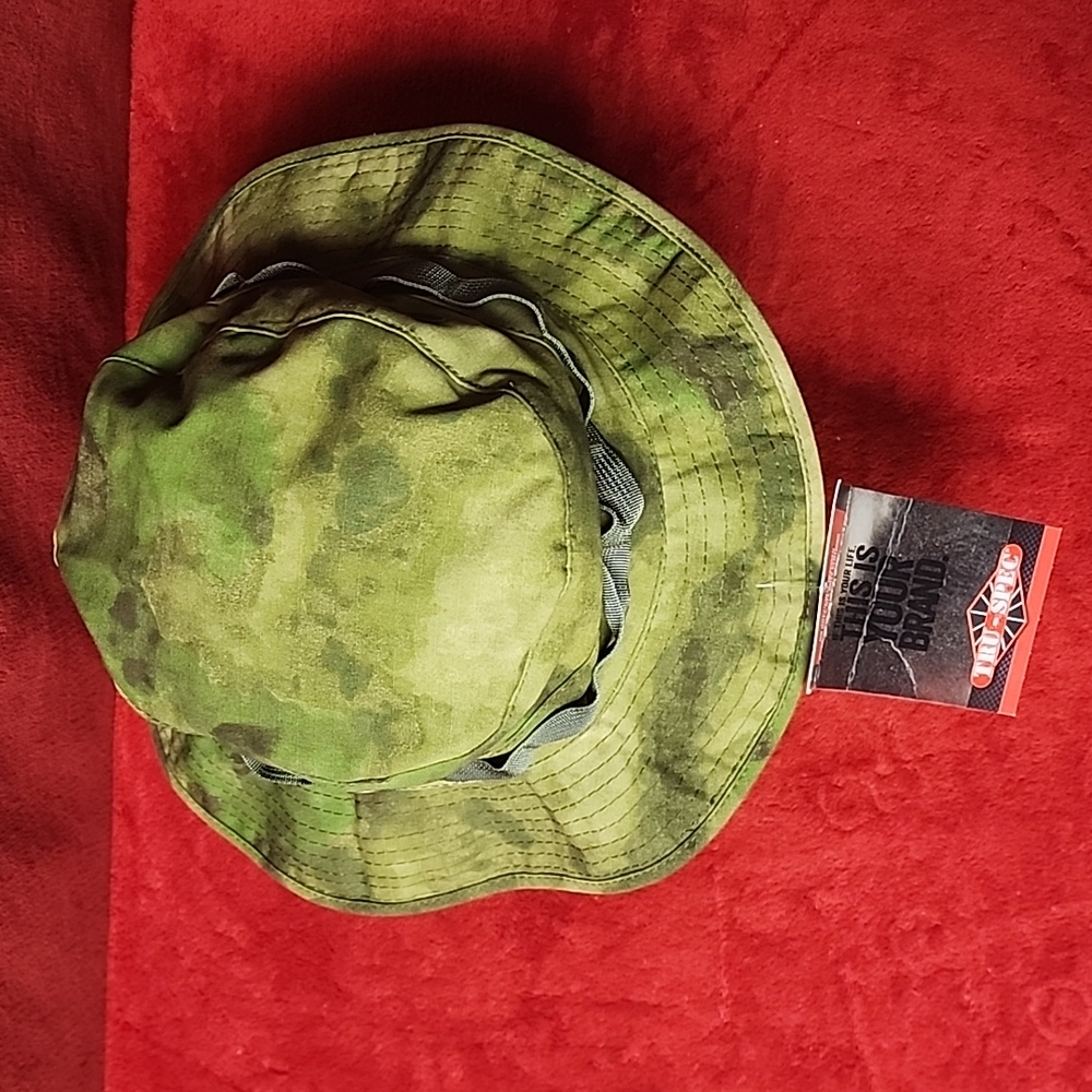 NWT. TRU-SPEC, Hat, Sun, Hot Weather. Unisex Camo Hat . Size 7 1/2" - Picture 2 of 12